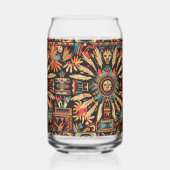 Doorzichtig blauw "Aztec Dream" glas 473ml (Links)