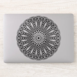 doorzichtige Mandala sticker
