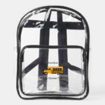 Doorzichtige schoolrugzakken Crossbody Tote-tassen