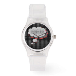 Doorzichtige siliconen horloge - Ik leef de droom