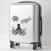 Doorzichtige vinylstickers van zeedieren sticker (Koffer)