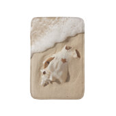 Doorzoeken op strand | Grand Turk Caribbean Island Badmat (Voorkant Verticaal)