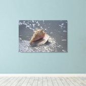 Doorzoeken op strand | Sanibel Island, Florida Canvas Afdruk (Insitu (Houten vloer))