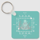 Doos Ademhalingsherinnering Sleutelhanger (Voorkant)