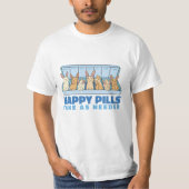 DOOS BUNNY HAPPY PILLS T-SHIRT (Voorkant)