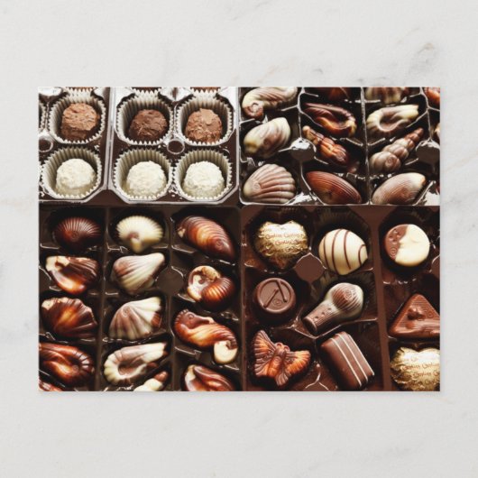 Doos Chocolade Briefkaart (Voorkant)