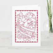 Doos Chocolade Valentijnsdag Kaart (Voorkant)