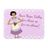 Doos deze druiven reeds! magneet (Horizontaal)