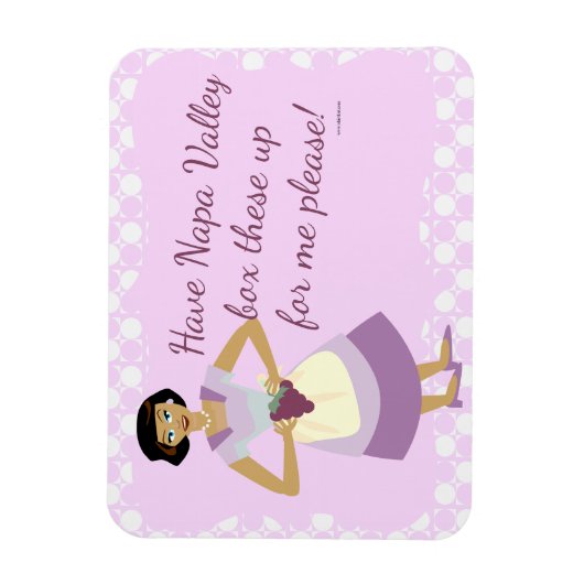 Doos deze druiven reeds! magneet (Verticaal)