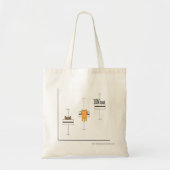 Doos en kavel tote bag (Voorkant)
