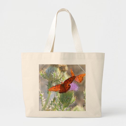 Doos, Gulf Fritillary Grote Tote Bag (Voorkant)