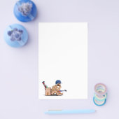 Doos karakter handyman personage in denken flyer (Enkel)