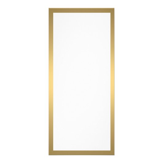 DOOS LOGO met UW INITIAAL/MONOGRAM in Faux Gold Reclamekaart (Achterkant)