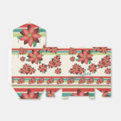 doos met bloemen en strepen bedankdoosjes (Uitgevouwen)