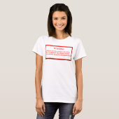 Doos met brandwerende kantines t-shirt (Voorkant volledig)