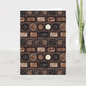 Doos met chocolade-Kaart Aankondiging (Voorkant)