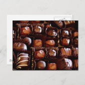 Doos met chocolade, met een Snoep met verklikkerch Briefkaart (Voorkant / Achterkant)