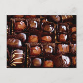 Doos met chocolade, met een Snoep met verklikkerch Briefkaart (Voorkant)