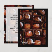 Doos met chocolade, met een Snoep met verklikkerch Kaart (Voorkant / Achterkant)