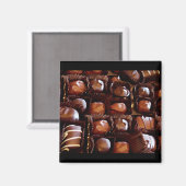 Doos met chocolade, met een Snoep met verklikkerch Magneet (Voorkant / Achterkant)
