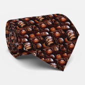 Doos met chocolade, met een Snoep met verklikkerch Stropdas (Opgerold)