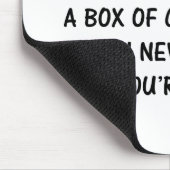 Doos met chocolade muismat (Hoek)