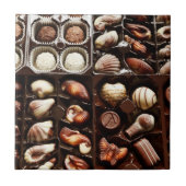 Doos met chocolade Snoep Tegeltje (Voorkant)