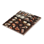 Doos met chocolade Snoep Tegeltje (Zijkant)