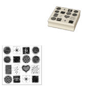 Doos met chocolade-Valentijnsdag Chocolatier Rubberstempel (Gestempeld)