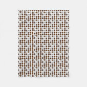 Doos met chocolade Valentijnsdag Snoep Chocolade Fleece Deken (Voorkant)