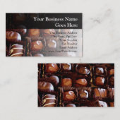 Doos met chocolade visitekaartje (Voorkant / Achterkant)