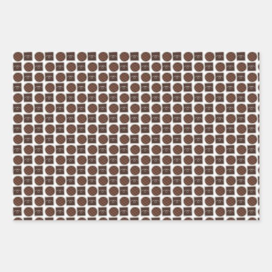 Doos met Chocolade Winkelbonbons Snoepjes Chocolat Inpakpapier Vel (Voorkant)