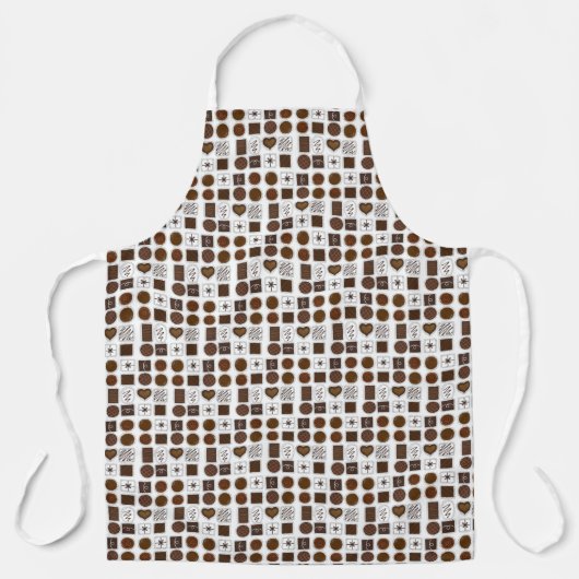 Doos met Chocolade Winkelbonbons Snoepjes Chocolat Schort (Voorkant)