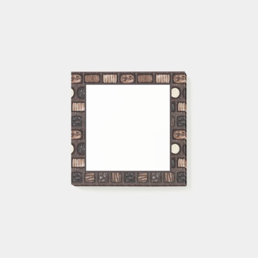 Doos met chocoladenotities post-it® notes (Voorkant)