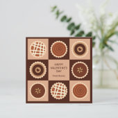 Doos met Chocolates Classroom Valentijn Feestdagenkaart (Staand voorkant)