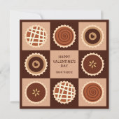 Doos met Chocolates Classroom Valentijn Feestdagenkaart (Voorkant)