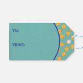 Doos met Circus Popcorn Cadeaulabel (Voorkant (Horizontaal))