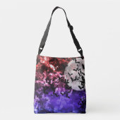 Doos met flesjes en moonkruis crossbody tas (Achterkant)