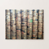 Doos met fruit Drukkerij Bord Puzzle Legpuzzel (Horizontaal)