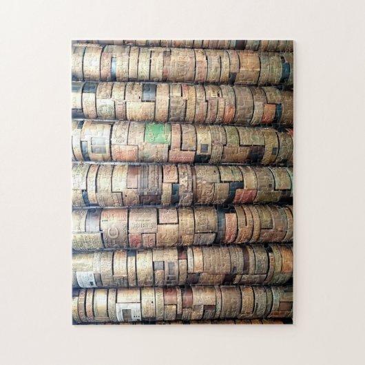 Doos met fruit Drukkerij Bord Puzzle Legpuzzel (Verticaal)