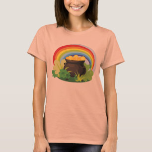 Doos met gouden t-shirt