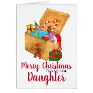 Doos met kerstcadeaus