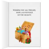 Doos met kerstcadeaus  (Binnen (Rechts))