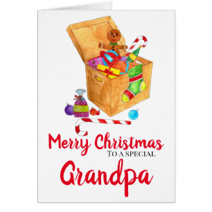 Doos met kerstcadeaus