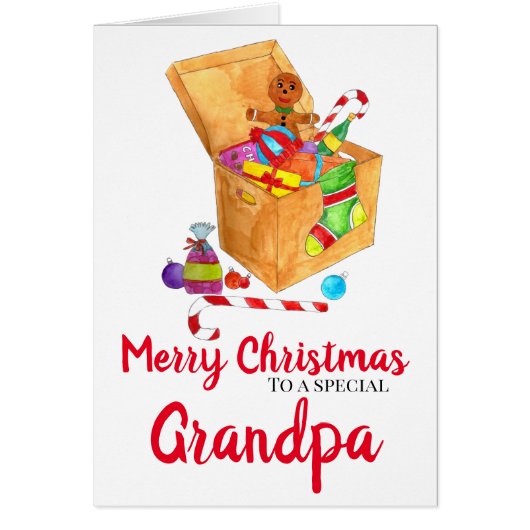 Doos met kerstcadeaus (Voorkant)