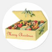 Doos met kerstkoekjes Stickers (Voorkant)