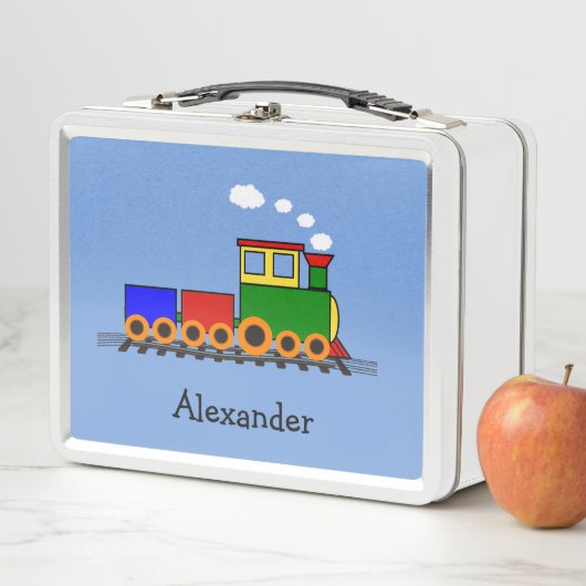 Doos met kleine trein (In situ)