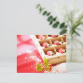 Doos met Ornamenten Kerst Kaarten en Stickers Feestdagenkaart (Staand voorkant)