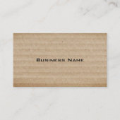 Doos met oude kartonnen doos voor oude look visitekaartje (Voorkant)