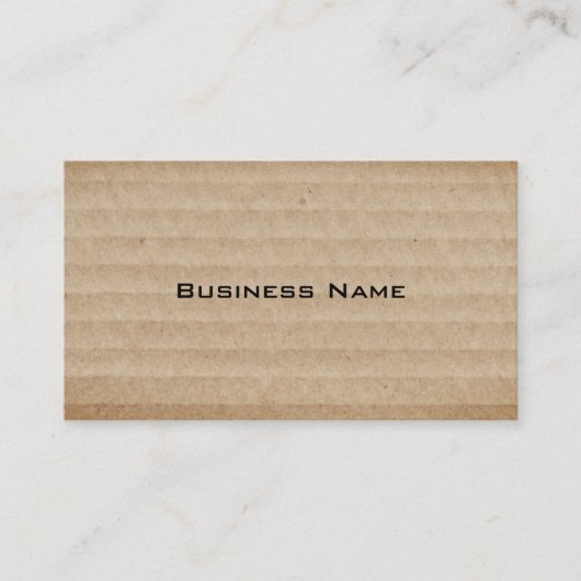 Doos met oude kartonnen doos voor oude look visitekaartje (Voorkant)